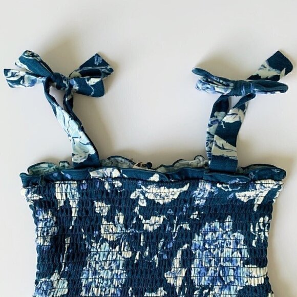 NWT Matilda Jane Girl Camille Blue Floral Print Girl Romper 4T 6 Years 10 Years - Picture 6 of 8